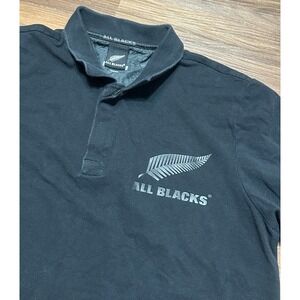 Adidas All Blacks New Zealand Rugby Polo Shirt Men's Black (BK0747) 2017 Sz XL